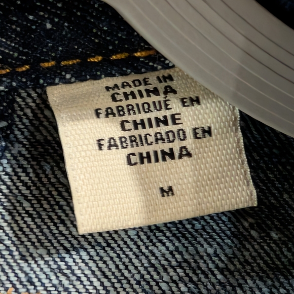 Nwot! Levi's® Premium Type I Roll Up Selvedge Trucker Jacket - Picture 7 of 9